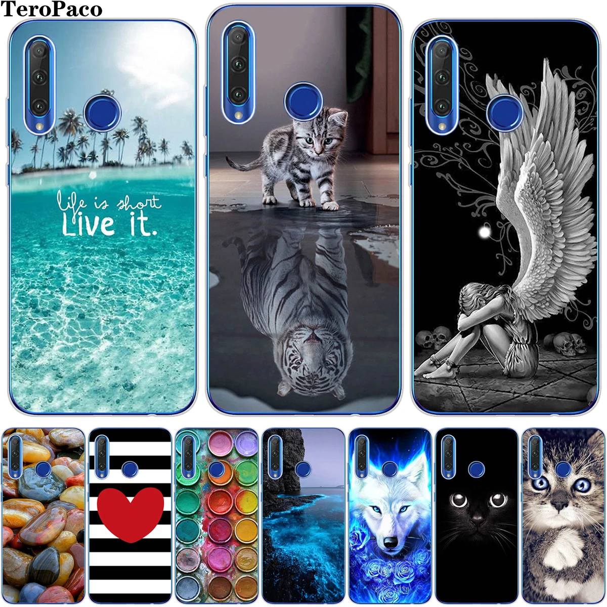 Чехол для Huawei P30 Lite Pro чехол мягкий силиконовый из ТПУ телефона P30Lite P30Pro P 30 задняя