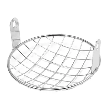 

7" Motorcycle Headlight Grill Cover Side Mount Headlight Bracket Cover Motorcycle External Light Lampshade For Harley Cafe Racer