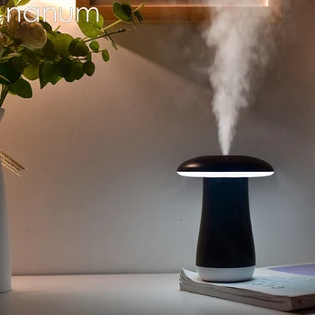 

Aroma Essential Oil Diffuser Mini Ultrasonic Mushroom lamp Humidifier Air Purifier LED Light USB Car air freshener Mist Maker