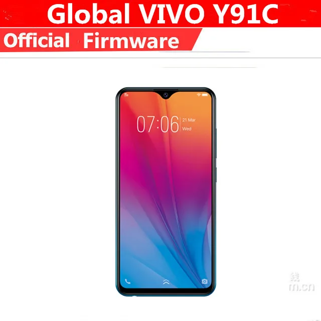 Международная версия Vivo Y91C 4G LTE мобильный телефон MTK6762 Android 8,1 6,2" полный экран 2 Гб ОЗУ 32 Гб ПЗУ 13.0MP FM OTG Лицо ID