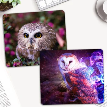 

Animal Owl Mouse Pad Computer Laptop Gaming Optical Mousepad Child Gift
