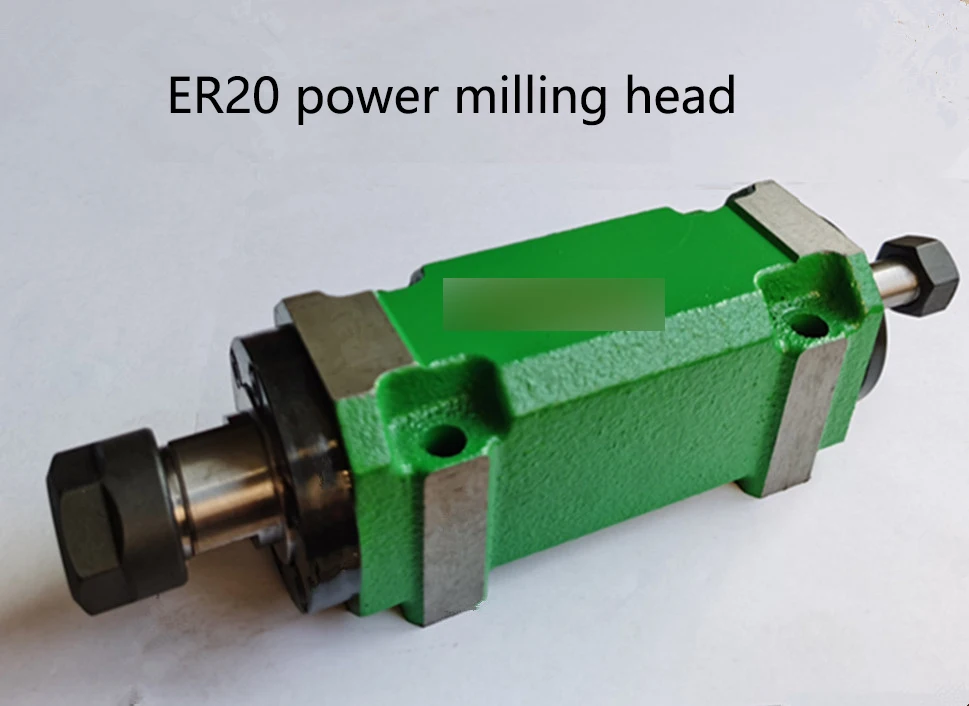 ER20 power head, waterproof spindle, machine tool boring, milling, cutting, drilling, tapping