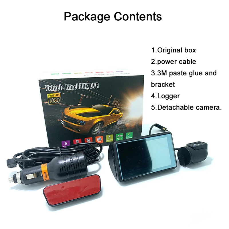 Dropship Black Box Dash Cam 1080P G-Sensor Looping Car Camera to Sell  Online at a Lower Price