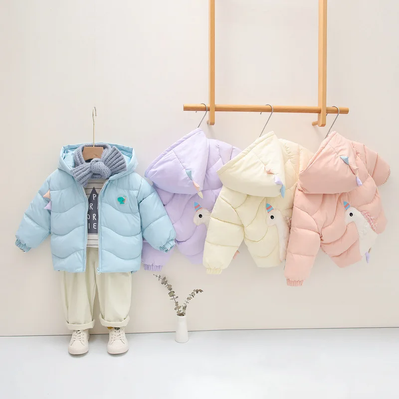 

Short Children's Down Jacket Thick Warm Jacket Boy Female Small Children's Clothing, Down Jacket Down Jacket Kids Winter Clothes