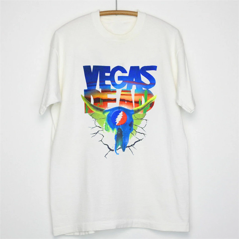 Футболка с надписью Grateful Dead Skull Scorpion Las Vegas Tour новая летняя стильная футболка |