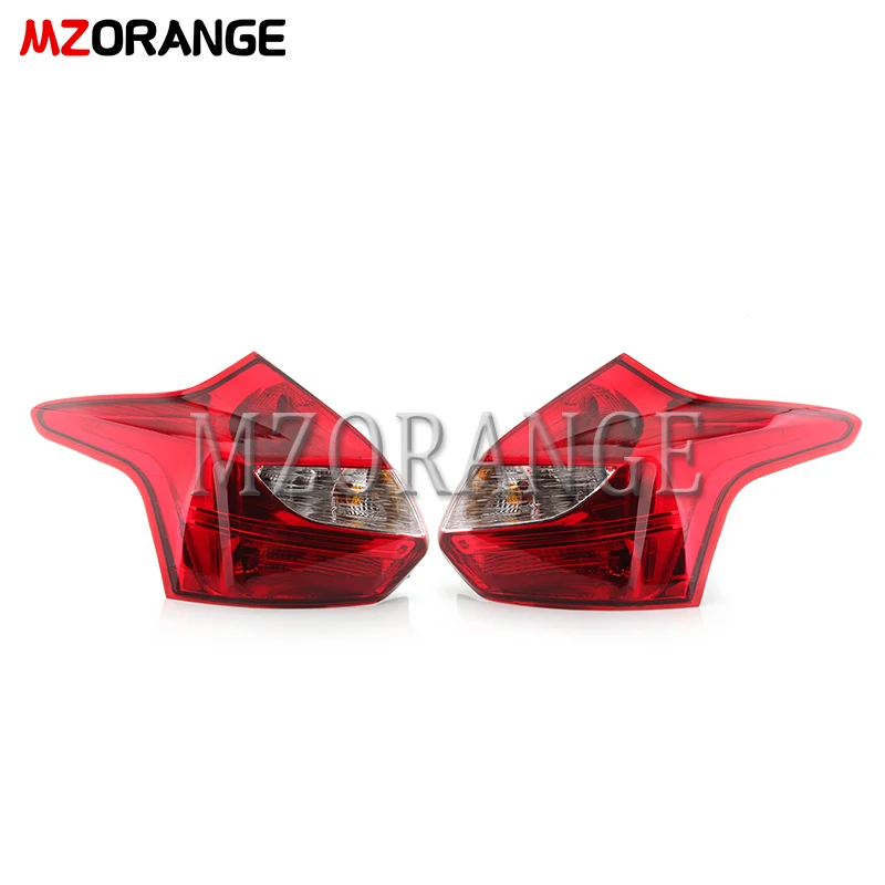 MZORANGE задний фонарь для фокуса Хэтчбек 2012 2013 Аксессуары для стайлинга автомобилей левый и правый с лампочкой - Цвет: 1 Pair