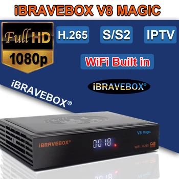 

iBRAVEBOX V8 Magic Satellite Receiver Combo HD Digital H.265 DVB S2 Receptor Built-in WIFI TV Turner EPG Cccam IPTV Receiver