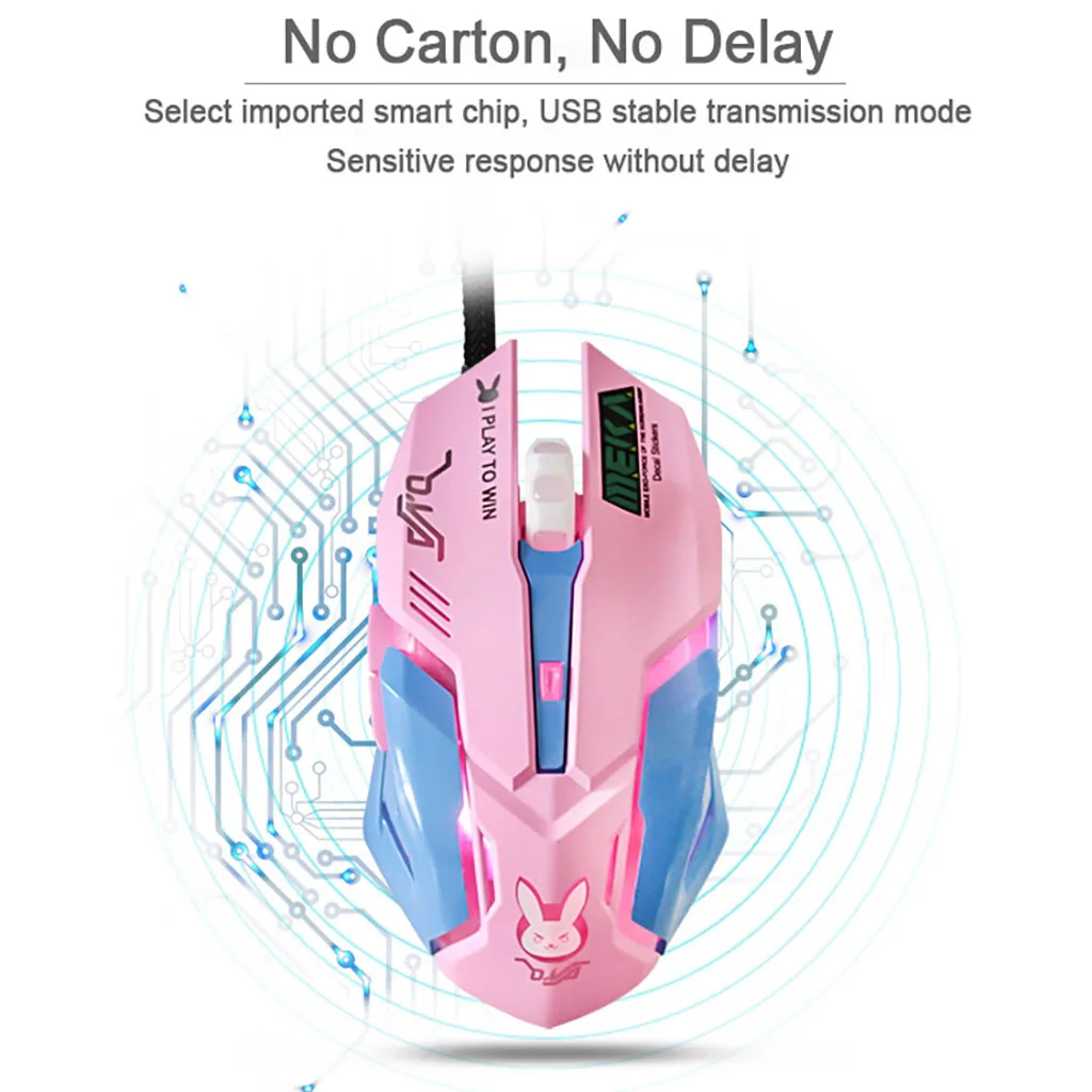 Игровая мышь Raton Ordenador с подсветкой, проводная мышь dpi, USB эргономичная геймерская мышь, профессиональные Мыши для ПК, компьютерная мышь, 19Sep