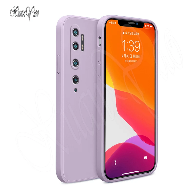Note 10 Lite-Hülle, XUANYAO, Luxus-Silikon-Coque für Xiaomi Mi Note 10 Pro, Hülle, ultradünn, weich, stoßfest, Mi_voghion.com