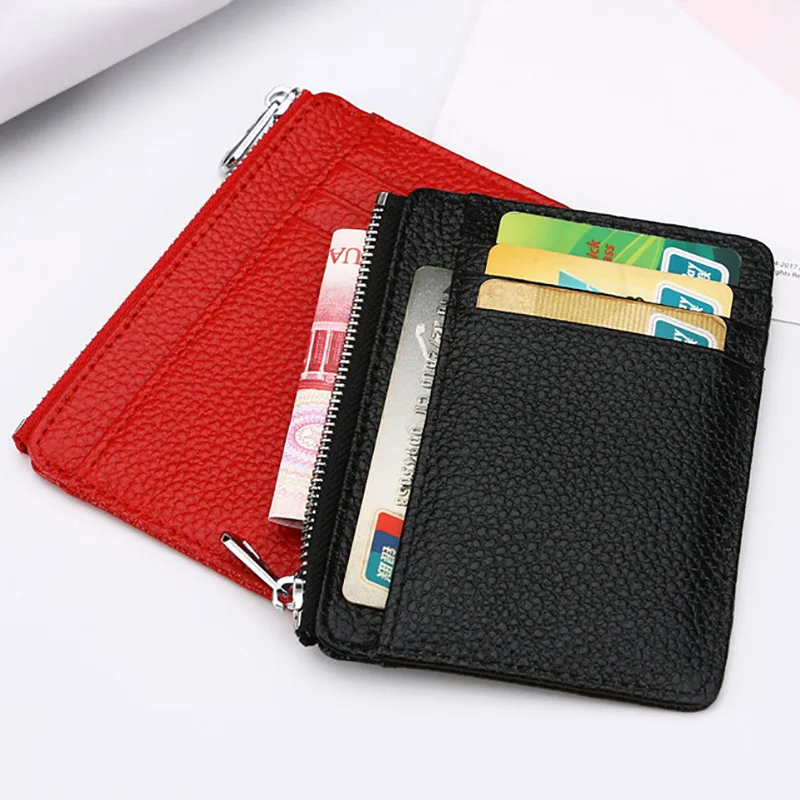 

100% Real Cow Vintage Multiple ID Cardholder Wallet Card Cover Rits Business Bank Credit Card Holder Case Pocket Customize Logo