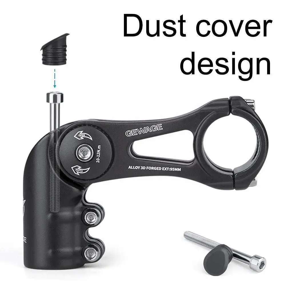 Bike Stem 130 Degree Adjustable Mtb Bmx Mountain Bike Stem Short