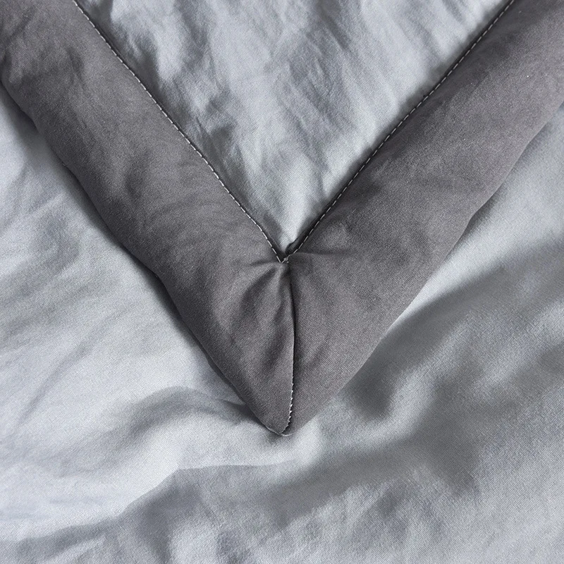 New Style Pure Cotton Washed Cotton Summer Blanket Summer Quilt Thin Blanket Single Double Dormitory Airable Cover Manufacturers