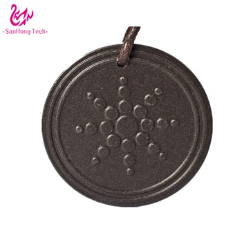 

2 pcs Neck pendant volcanic stone pendant 1700-5000 high energy