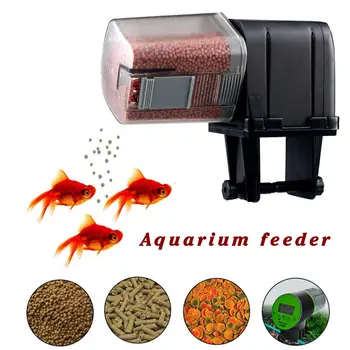 

Automatic Fish Feeder Moisture Proof Electric Intelligence Auto Fish Feeder With Intelligent Timing For Aquarium