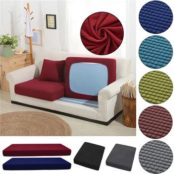 

Sofa Cushion Cover Chair Cover Polar Fleece Spandex Washable Removable Slipcover Pet Kids Furniture Protector