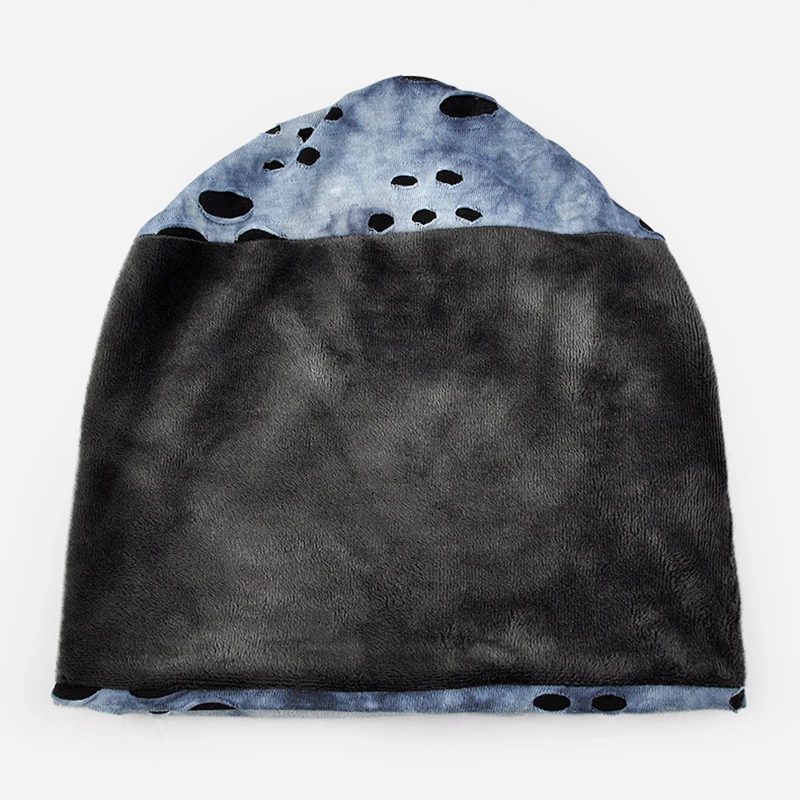 Мужские шапки Skullies Beanies, женские повседневные потертые шапки, осенне-зимние хлопковые шапки, мягкие бархатные шапки унисекс двойного назначения