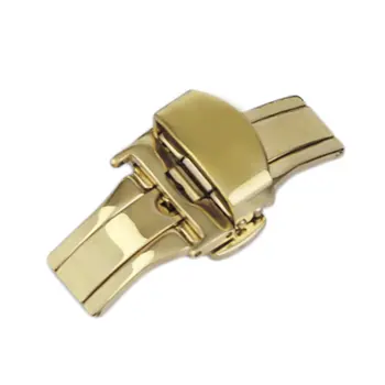 

Stainless Steel Durable Double Folding Butterfly Buckle Watch Bands Deployment Clasp Watches Accessories 18MM/20MM/22MM 4 Colors