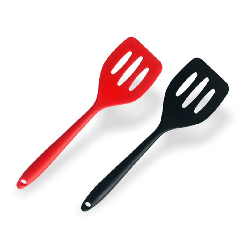 Silicone Turners Gadgets Kitchen Tools Egg Fish Frying Pan Scoop Fried Shovel Spatula Cooking Utensils