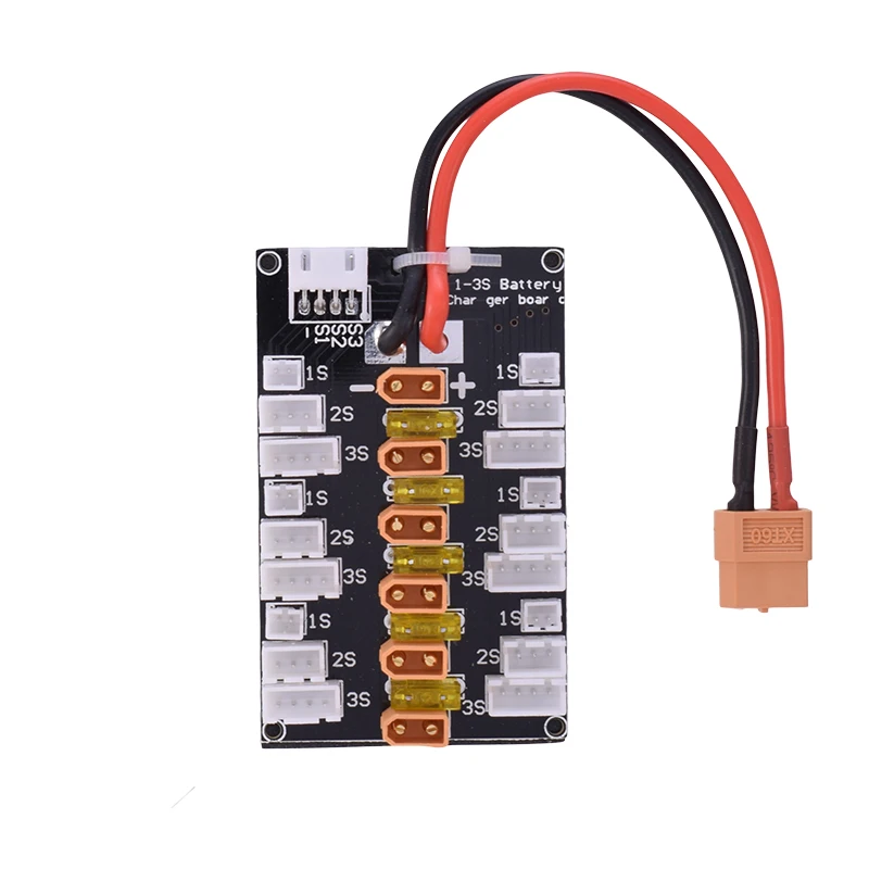 1S 3S XT30 разъем Lipo батарея параллельная зарядка плата с 6 шт до XT60 RC батареи баланс