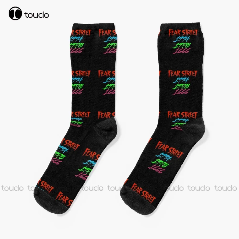 

Fear Street Fearstreet Horror Movie Socks Workout Socks Men Christmas Gift Custom Unisex Adult Teen Youth Socks Women Men