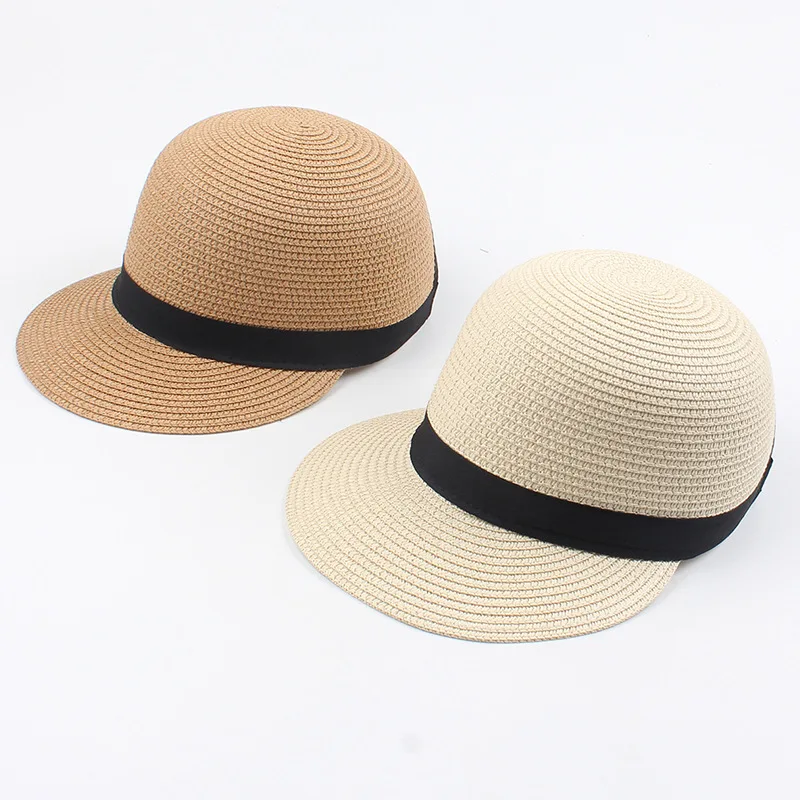 

Cap Women Straw Summer Sun Beach Hat Ponytail Holiday Outdoor Accessory For Lady