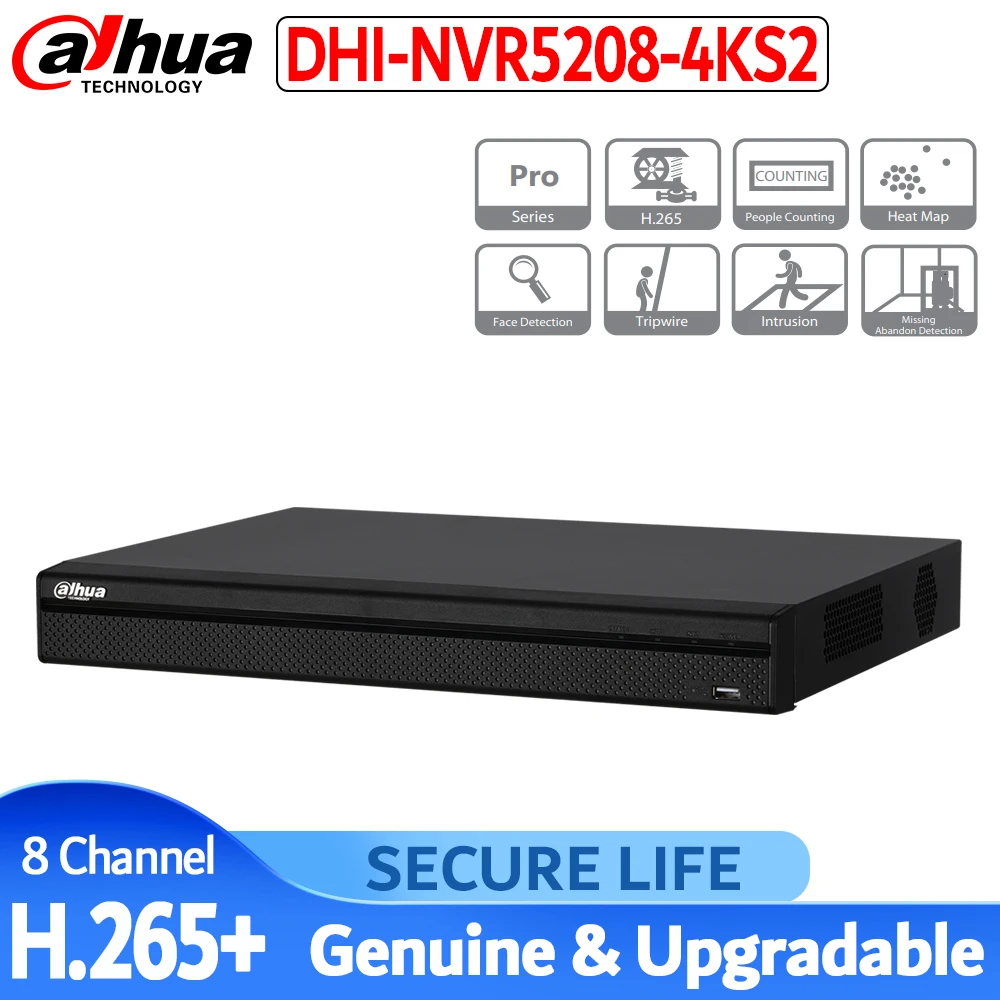 Сетевой видеорегистратор 1U Pro 4K NVR 8 каналов без POE портов версия на английском