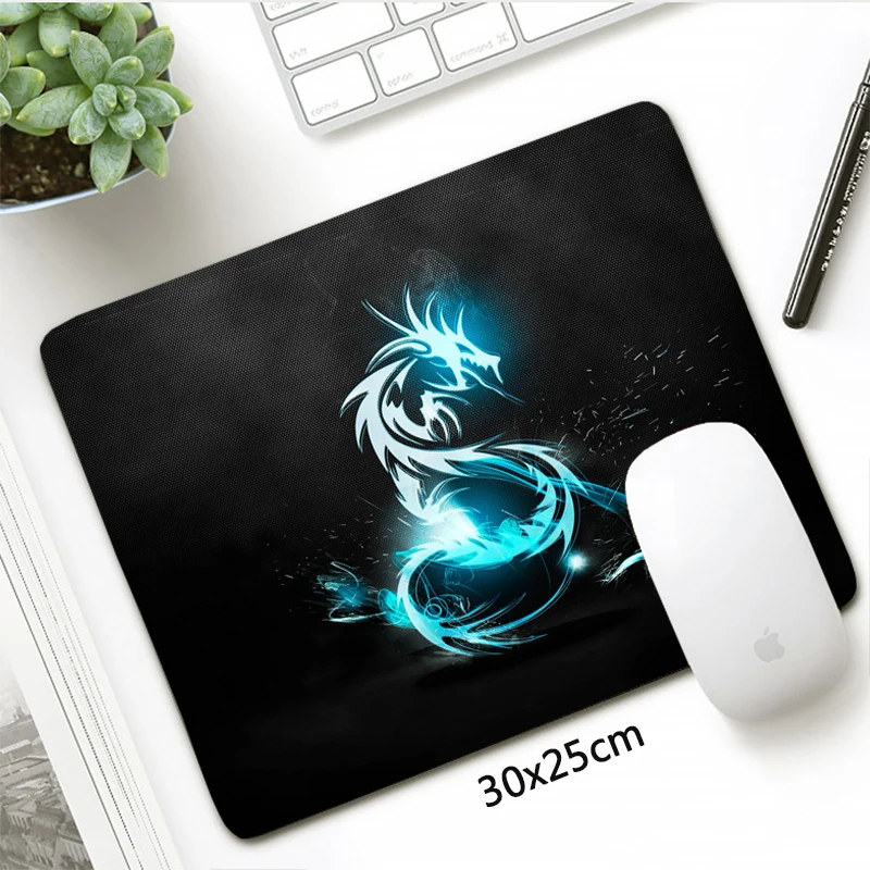 

Large Gaming Mouse Pad Gamer Cool Blue Dragon Computer Keyboard Pad XXL For Dota 2 Warcraft Mousepad Notebook Desk Mat