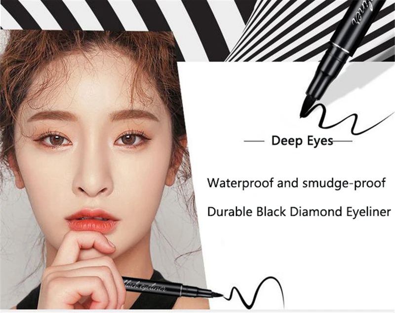 Бренд Cool Black Ink жидкая подводка для глаз Markeup карандаш пигментированный водостойкий стойкий не выцветающий карандаш для глаз Косметика