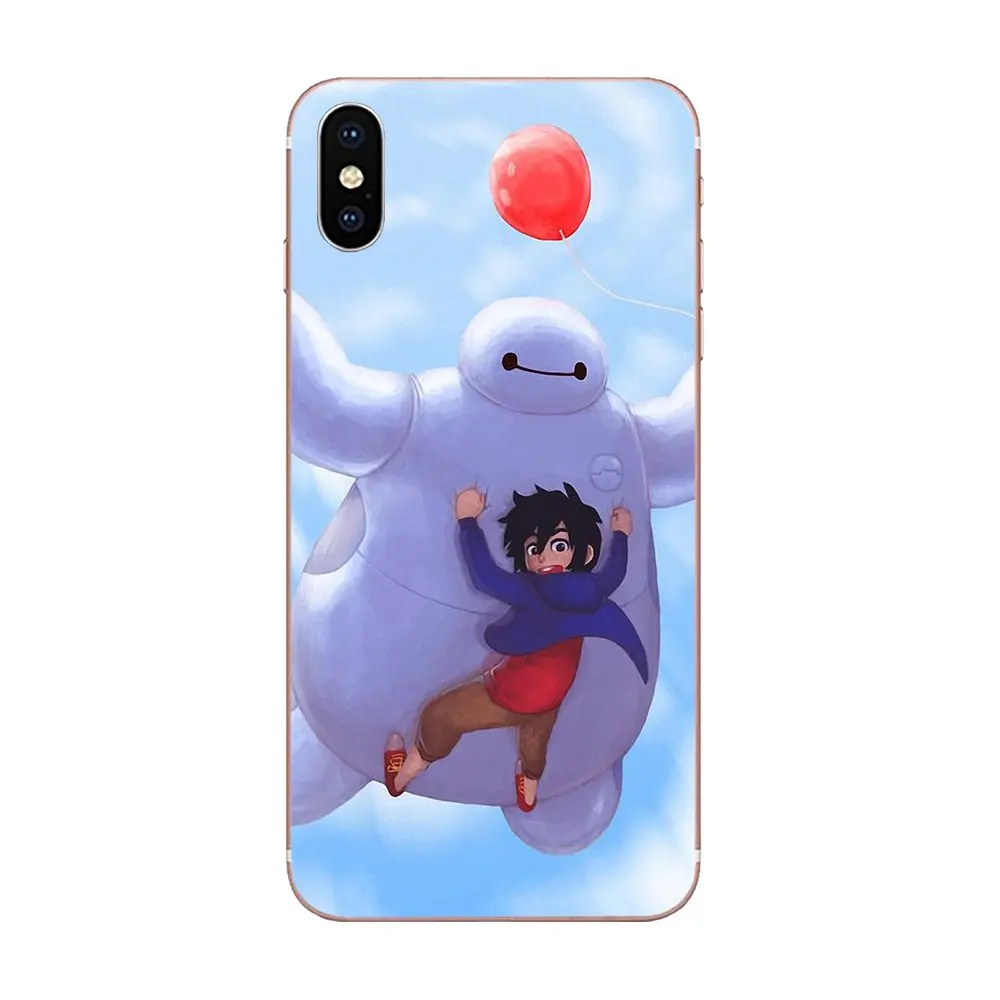 Япония большой герой 6 Летающий Baymax S кожа тонкий для huawei P7 P8 P9 P10 P20 P30 Lite Mini Plus Pro Y9