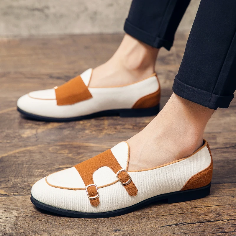 Canvas Leather Shoes Men Casual Leather shoes,casual shoes