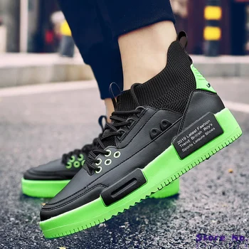 

Autumn And Winter High Quality Independent Day Personality High Help Shoes Male Air Force One Thickness Men's Casual Shoes