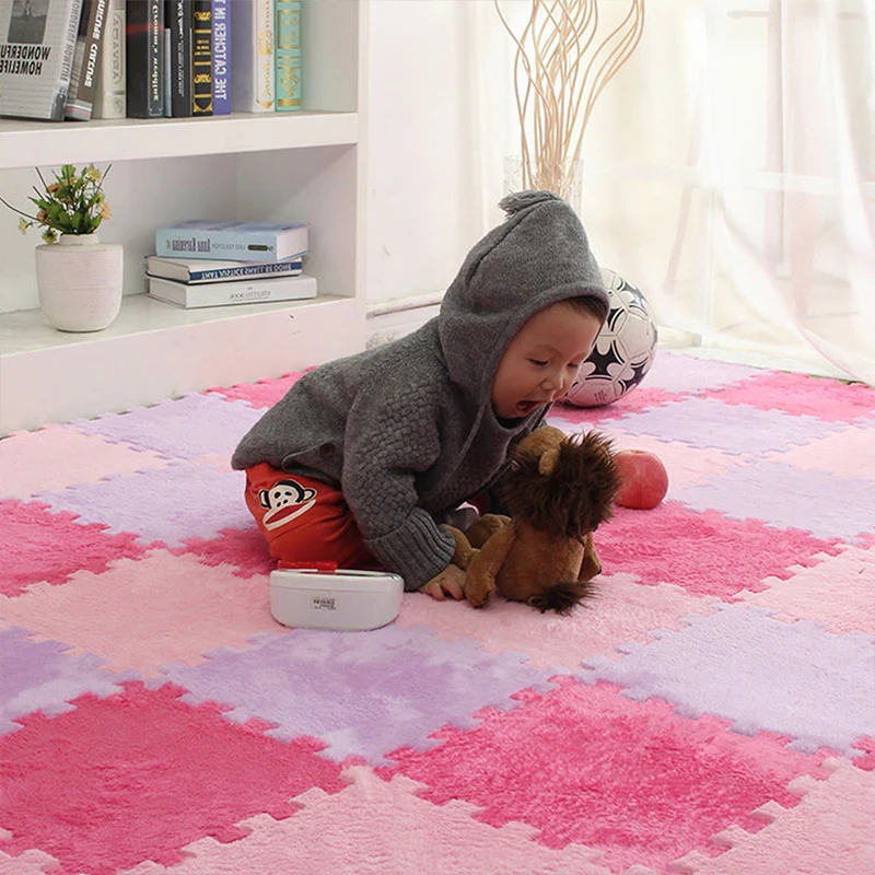 10 шт./лот детский удобный плюшевый коврик игрушки пазл игровой Alfombra Infantil