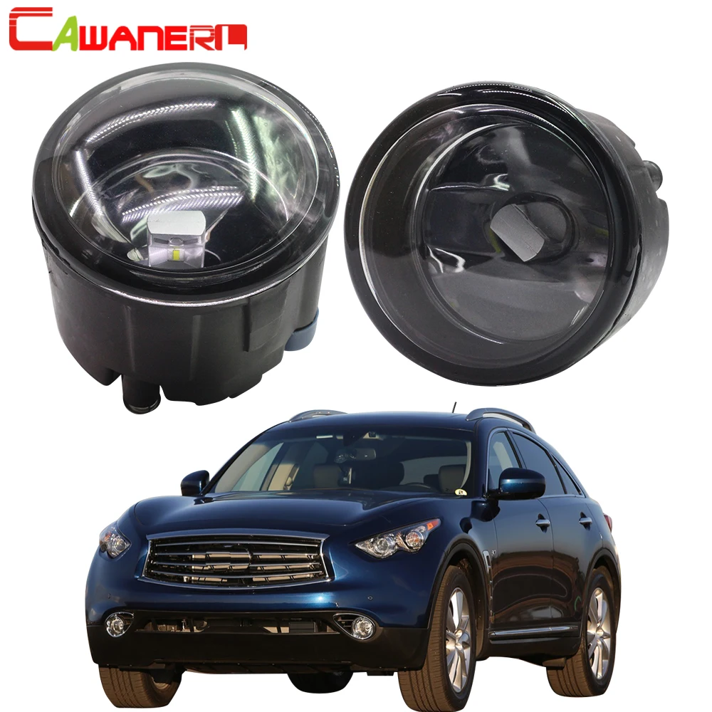 

Cawanerl для 2006-2014 Infiniti QX QX50 QX56 QX70 Автомобильная противотумансветильник РА абажур + H11 Светодиодный/галогенная лампа DRL 12 В аксессуары