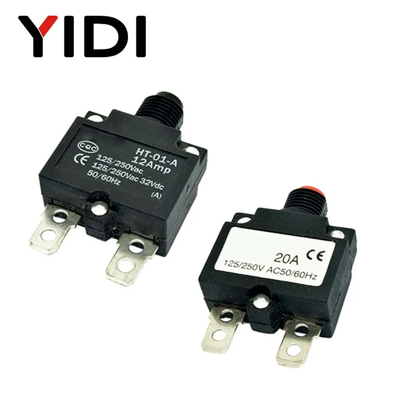 Миниатюрные термовыключатели тока 3 А 4 а 5 6 8 10 15 20 сбрасываемый