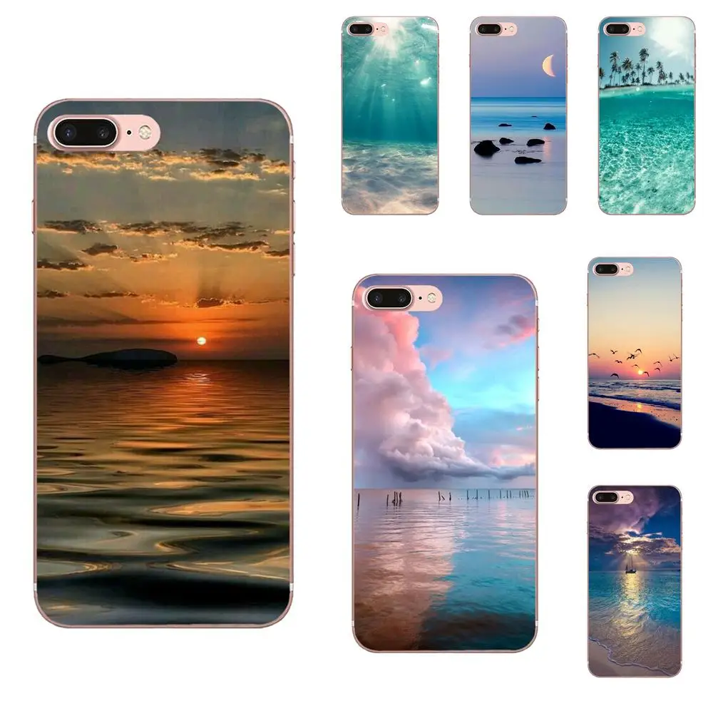 Мягкий Сотовый телефон Sea для Huawei Honor 5C 5X 6A 6X 7 7A 7X 8 8A 8S 8X 9 10 30 Lite Pro Y6 II Y7 Y9 Prime 2019 |
