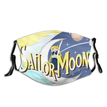 

Sailor Moon Anime Women Reusable Mouth Face Mask Anti Bacterial Dust Mask With Filters Protection Cover Respirator Mouth Muffle