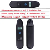 TG101 Digital Car Tire Tyre Air Pressure Gauge Meter LCD Display Manometer Barometers Tester PSI/KPA/BAR/KG/CM2 Detector for Car - Image 2