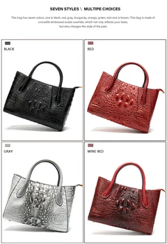 

2020 elegant Designer Women Shoulder Bag Messenger Bag Luxury Cross Body Bag Purses and Handbags Crocodile Pattern