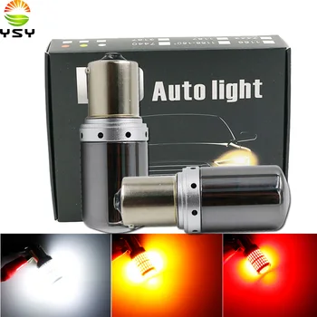 

100X 1156 Ba15s T20 LED P21W W21W PY21W LED Canbus Bulbs No Hyper Flash lights Auto Car Turn Signal Parking lights 3014 144 smd