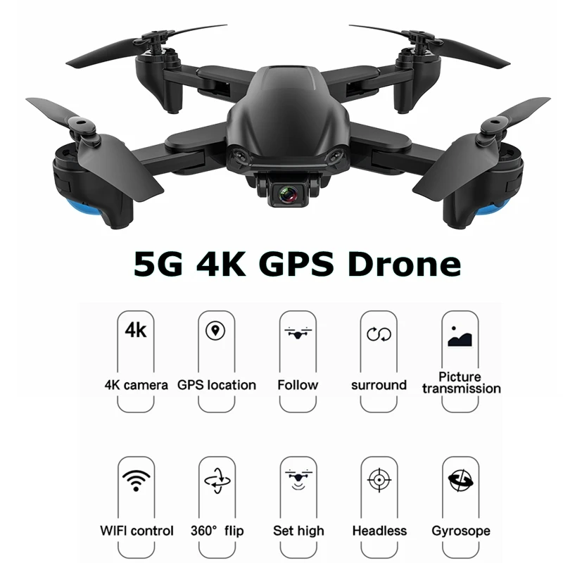 SG701/ SG701S 4K RC GPS Дрон с 5G WiFi FPV двойная HD камера оптический поток складной