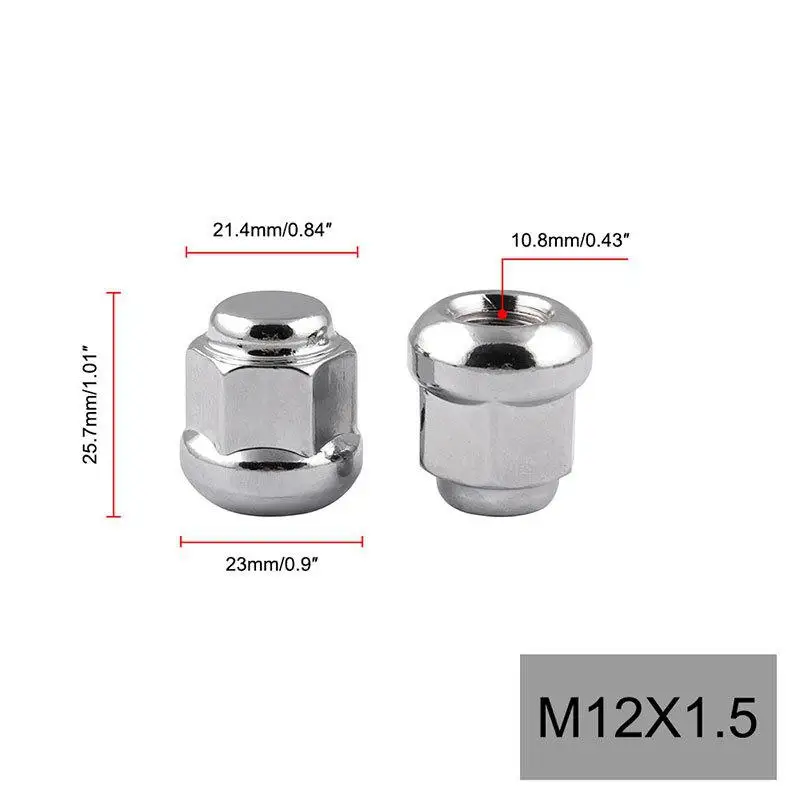 20 шт./компл. гайки для Honda Nut M12* 1,5 противоугонные гайки 21*17,5*3 см железные Автозапчасти автомобильные аксессуары
