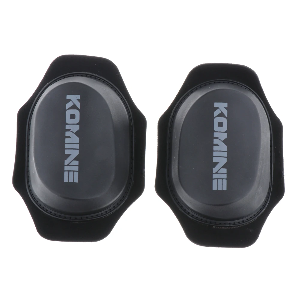 Motorcycle ATV Motocross Racing Knee Puck Sliders Shin Guard Protection Pads for Motorbike Mountain Biking Bicycle (Black)