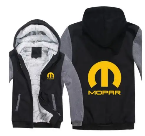 Зимние толстовки Mopar, мужское модное пальто, шерстяная куртка с подкладкой, толстовки Mopar, теплая толстовка, мужские пальто, Утепленные зимние толстовки - Цвет: 6