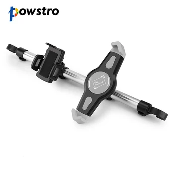 

Powstro car 7 - 11 Inch Universal Aluminum Alloy Car Back Seat Mount Stand Holder Mobile Phone Holder For Tablet For Ipad