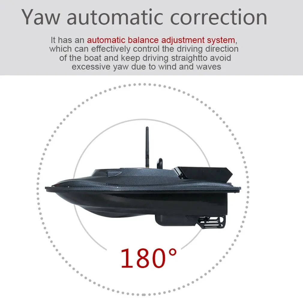 

Flytec V007 Fishing Nesting Fixed Speed Cruise Yaw Correction Ship Strong Wind Resistance LED RC Boat Searchlight Outdoor