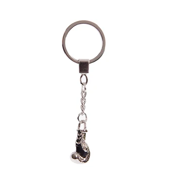 

1PC Metal boxing glove Keychain Keyfob Engine Fob Key Chain Ring keyringNew