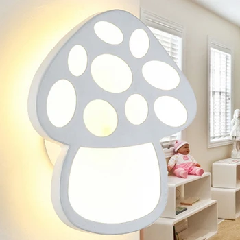 

For Bedroom Hotel Bathroom Corridor Aisle Modern Simple Home Decor Mushroom Shape Lighting Sconce Indoor Romantic LED Wall Lamp
