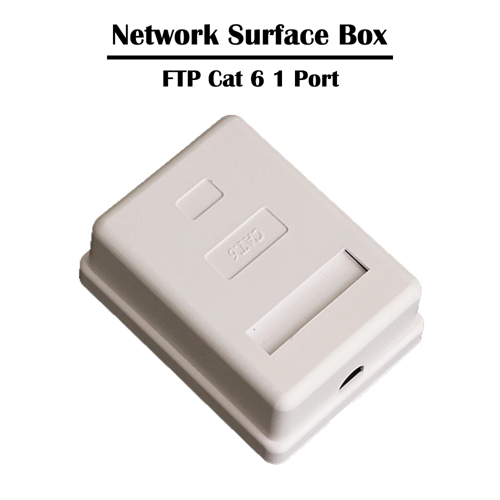 30 комплектов/Партия 1 Порты и разъёмы UTP/FTP Cat 5e/ 6 сетевой поверхности