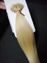 Hair-Extensions Ring-Links Human-Hair Blonde Micro-Beads Isheeny In-Nano Straight 14-18-22-9-Colors