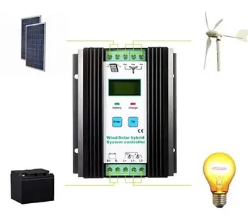 

street light Wind Solar hybrid system charge controller 300w 500w 600w 800w 1000w 1200w 12v 24v system wind generator charger